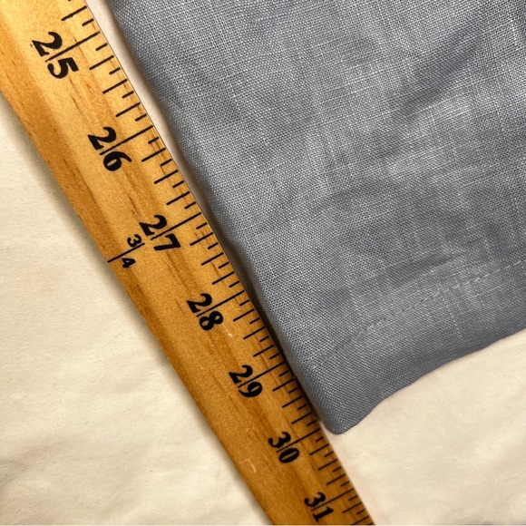 NWT Tasso Elba Mens Island Linen Casual Trouser Pants, Blue M Brand New! A040524 - Picture 2 of 6